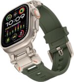 Green Strap with Titanium Adapter