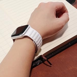 Magnetic Leather Loop Watch Band