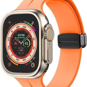 Silicone Watch Band Orange