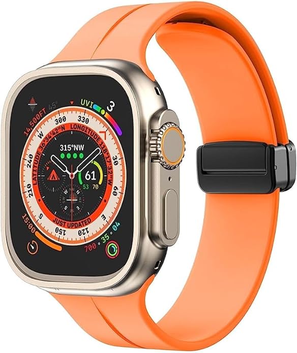 Silicone Watch Band Orange