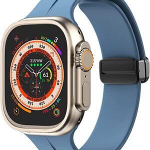 Dynamic Silicone Watch Band Blue