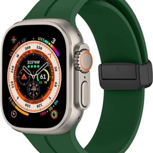 Dynamic Silicone Watch Band Green