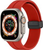 Silicone Watch Band Red