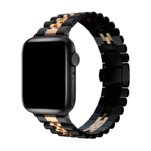 Metal Strap Black-Rose Gold