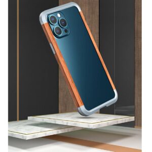 Real Wood Accents Aluminum Bumper Case