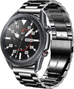 Stainless Steel Metal Strap Black