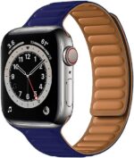 Magnetic Silicone Loop Strap Navy Blue