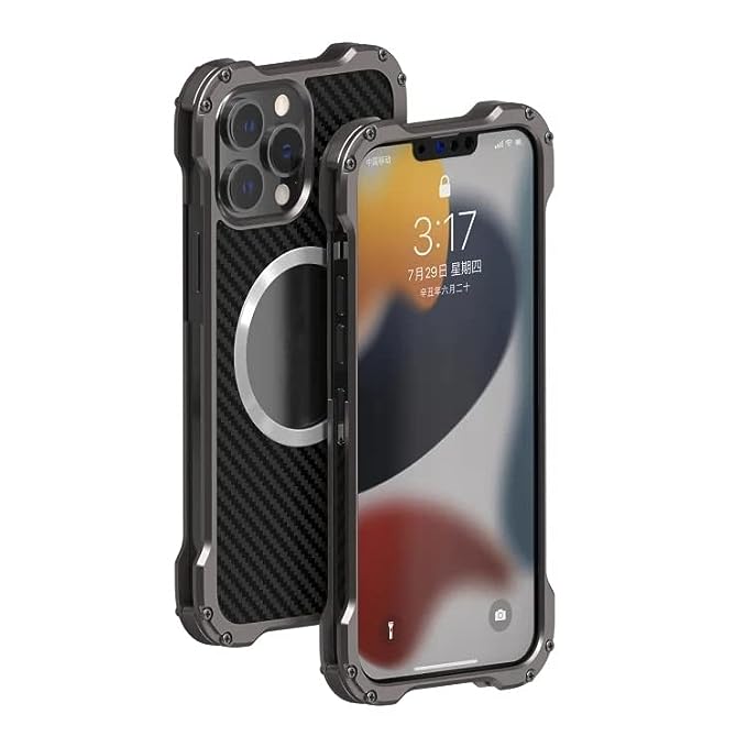 Aluminum Carbon Fiber Case for iPhone