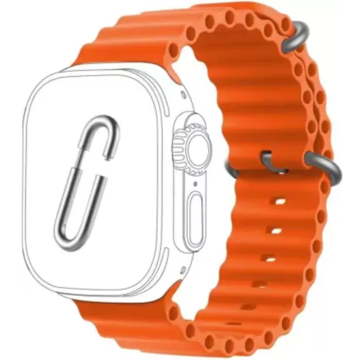 Silicone Ocean Band Orange