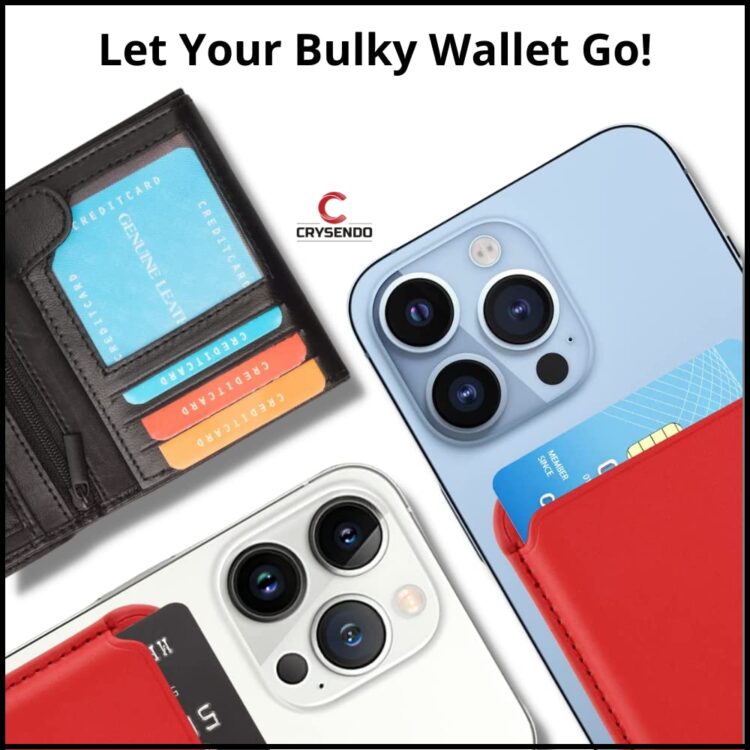 Wallet Leather Magnetic Case-Red