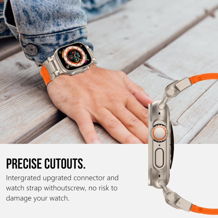 Orange Band with Titanium Adapter