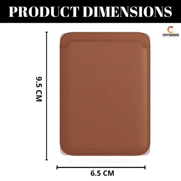 Wallet Leather Magnetic Case-Brown